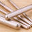 7Pcs / Set Makeup Brush Soft Bristles Wood+Aluminum Handle Foundation Blush Concealers Eyeshadow Brushes Kit - Beige - 7