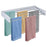 100CM Retractable Wall-Mounted Bathroom Towel Holder Iron+Aluminum Space-Saving Drying Rack (5 Rods) - White - 1
