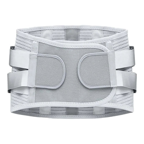 Lower Back Braces Steel Plate Lumbar Support Waist Backbrace Breathable Mesh Design Compression Belt Posture Corrector - S - 1