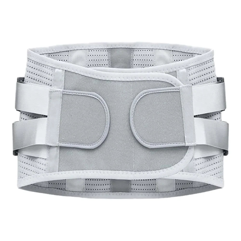 Lower Back Braces Steel Plate Lumbar Support Waist Backbrace Breathable Mesh Design Compression Belt Posture Corrector - S - 1
