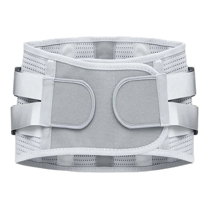 Lower Back Braces Steel Plate Lumbar Support Waist Backbrace Breathable Mesh Design Compression Belt Posture Corrector - S - 1
