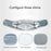 Lower Back Braces Steel Plate Lumbar Support Waist Backbrace Breathable Mesh Design Compression Belt Posture Corrector - S - 4