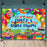 210X150CM Children Birthday Party Background Cloth Kids Cartoon Pattern Polyester Backdrop Gathering Decor - 2