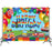 210X180CM Polyester Cartoon Backdrop Banner Party Background for Studio Kids Birthday Party Bedroom Decoration - 1
