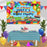 180X180CM Super Large Cartoon Pattern Birthday Background Cloth Kids Theme Party Polyester Backdrop Decor - 3