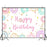210X150CM Cartoon Doughnut Backdrop Gathering Decoration Pongee Background Cloth for Children Birthday Party - 1