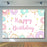 210X150CM Cartoon Doughnut Backdrop Gathering Decoration Pongee Background Cloth for Children Birthday Party - 2