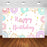 180X180CM Pongee Background Cloth Kids Theme Party Cartoon Doughnut Backdrop Children Gathering Decoration - 3