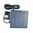 0718A Solar Fountain Water Sprayers Water Feature Pump Solar Powered Panel with 6 Nozzles for Garden, Pool, Pond, Aquarium - 1