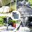 0718A Solar Fountain Water Sprayers Water Feature Pump Solar Powered Panel with 6 Nozzles for Garden, Pool, Pond, Aquarium - 2