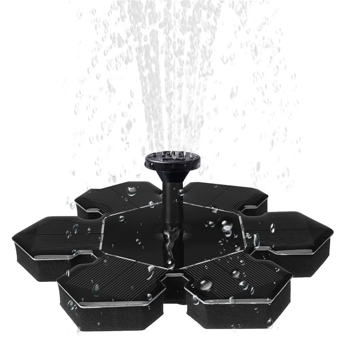 AS20A Mini Solar Powered Fountain Water Pump Garden Water Feature Floating Fish Tanks Decoration - 2