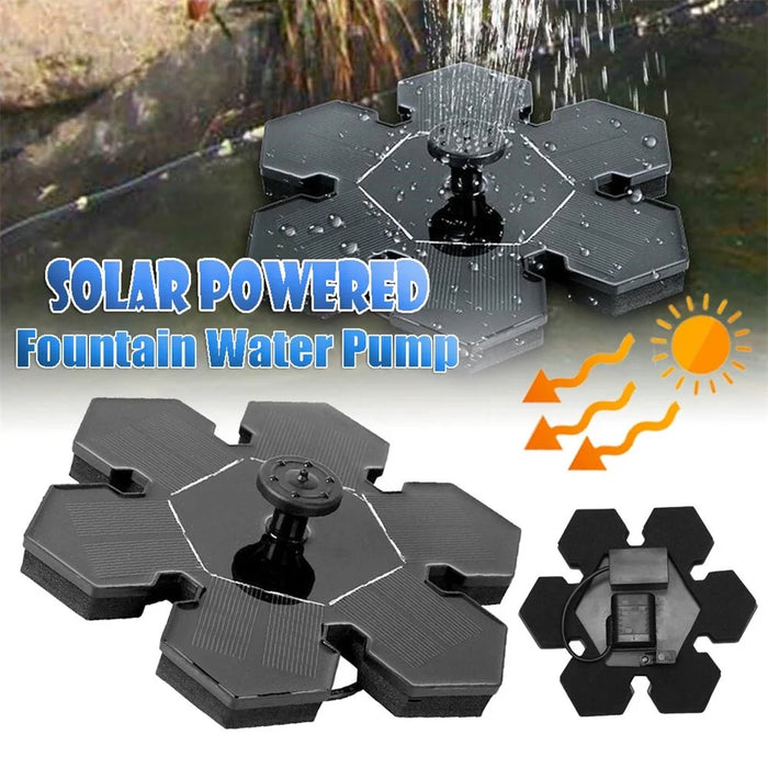 AS20A Mini Solar Powered Fountain Water Pump Garden Water Feature Floating Fish Tanks Decoration - 3