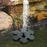 AS20A Mini Solar Powered Fountain Water Pump Garden Water Feature Floating Fish Tanks Decoration - 5