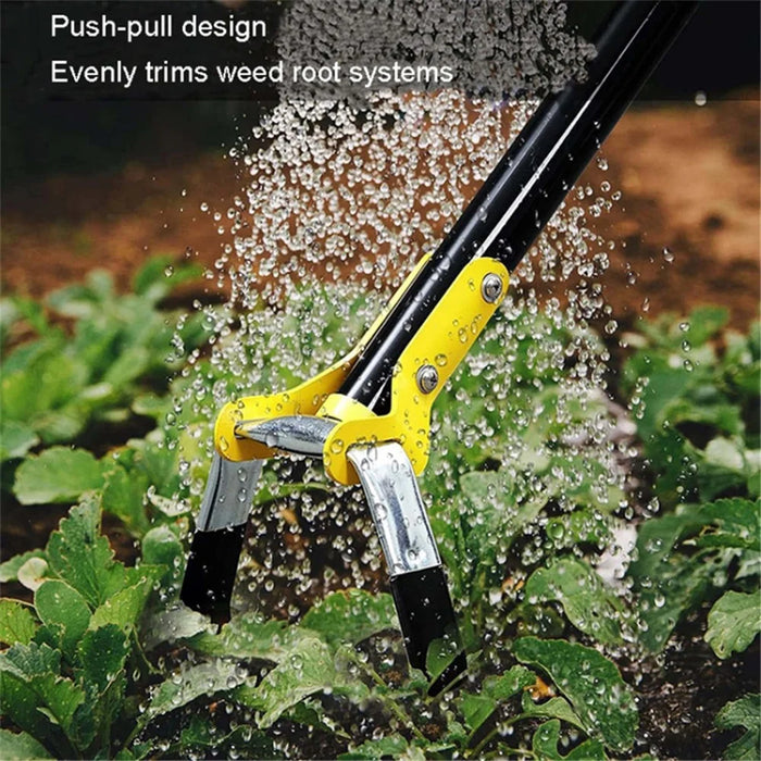 MYL-10 1.6m 4-Section Weeding Hoe Garden Tool Loop Stirrup Hoe Scuffle Garden Hoe for Outdoor Gardening - 7