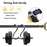 MYL-10 2m 5-Section Weeding Gardening Hoe Loop Stirrup Hoe Scuffle Hoe Garden Tool - 3