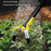 MYL-10 2m 5-Section Weeding Gardening Hoe Loop Stirrup Hoe Scuffle Hoe Garden Tool - 7