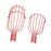Iron Wire Fruit Picker Detachable Deep Basket Peach Pear Catcher Garden Fruit Picking Tool - Red - 2