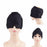 H08187 Single Side Medical Grade Gel Headache Migraine Relief Hat Cold Compress Therapy Cap (ST) - Black - 1