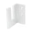 YX002 One Pair Home Longboard Wall Hanger Skateboard Storage Mount Rack Organizer Display Holder - White - 4