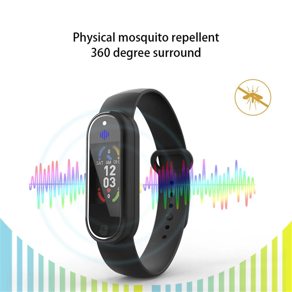 Q3 Mosquito Repellent Smart Watch Blood Pressure Heart Rate Health Monitoring Sports Bracelet - 3