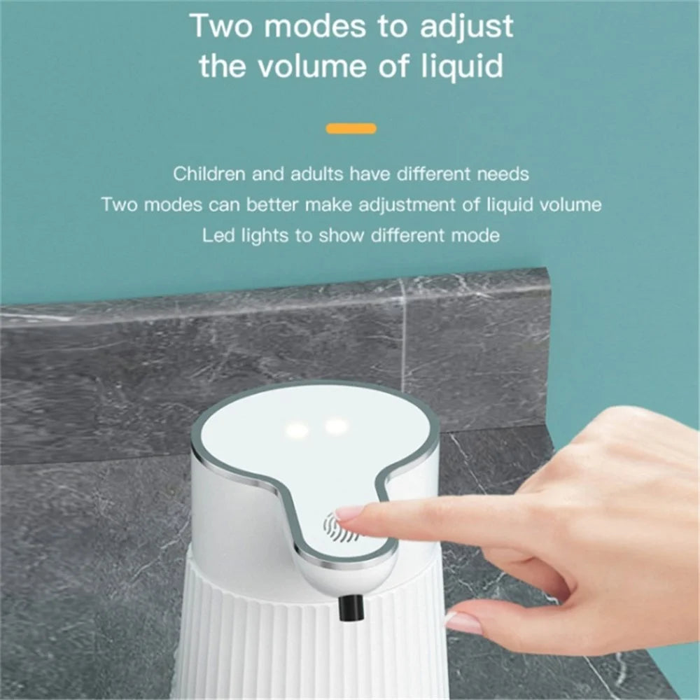400ml Touchless Automatic Foaming Soap Dispenser Wall Mounted ABS Hand Sanitizer Dispenser with Drain Cleaner - 3