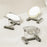 Single Layer Draining Soap Dish Soap Holder Tray Electroplating Storage Shelf Bathroom Supplies - Creamy White - 7