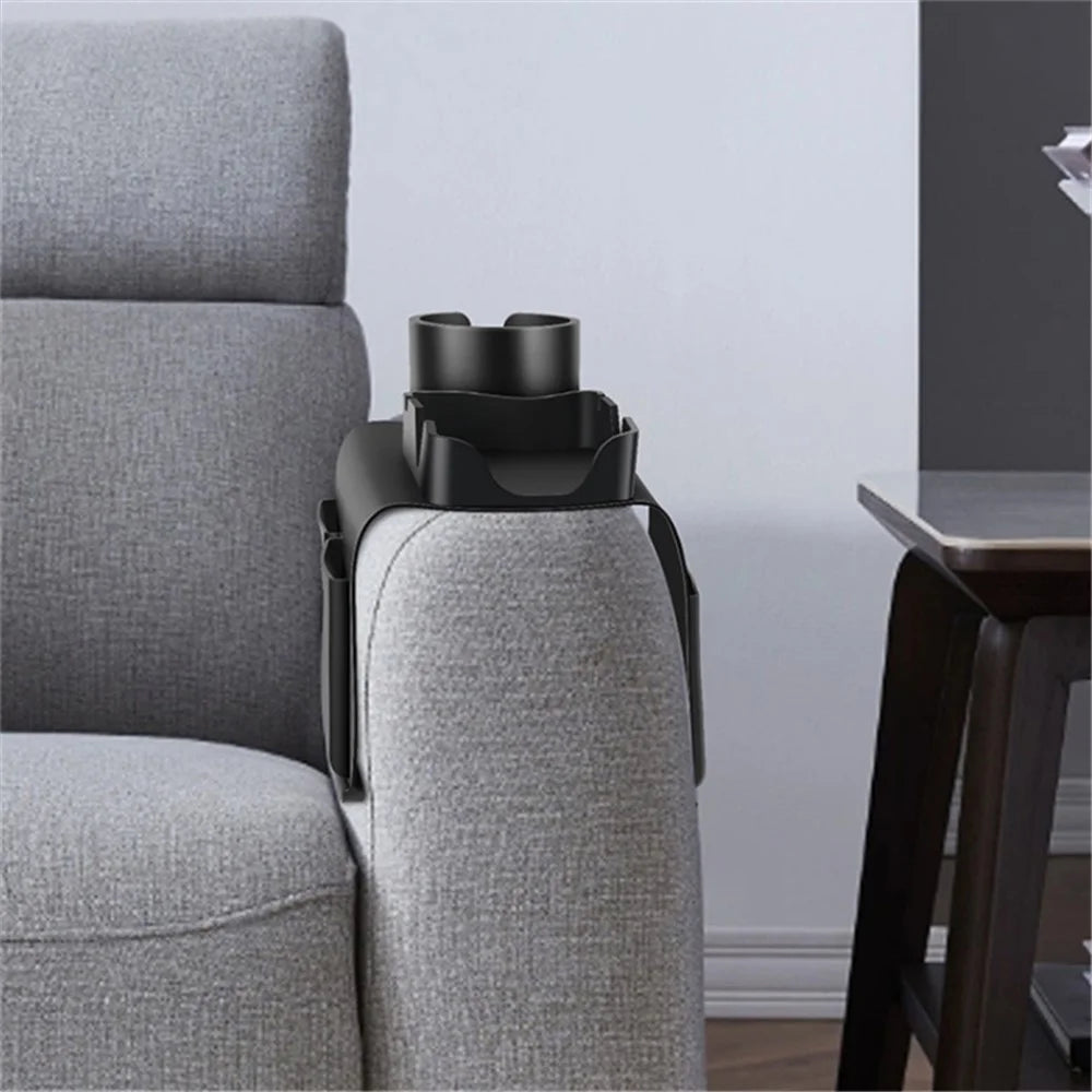 53*32cm Sofa Armrest Tray Silicone Cup Holder Chair Couch Recliner Remote Control Cellphone Organizer - 3