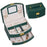 Dual Layer Jewelry Box Organizer Earring Rings Storage Display PU Leather Case, 20x16x10cm - Blackish Green - 1