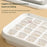 Single Layer Kitchen Ice Tray with Lid Press Ice Cube Maker Mold Box (BPA Free, No FDA Certificate) - Pink - 6