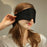 GOLOVEJOY YZ10 Widen Shading Eye Mask Neck Pillow Cotton Breathable Nap Rest Blindfold - Black - 5