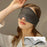 GOLOVEJOY YZ10 Widen Shading Eye Mask Neck Pillow Cotton Breathable Nap Rest Blindfold - Black - 6