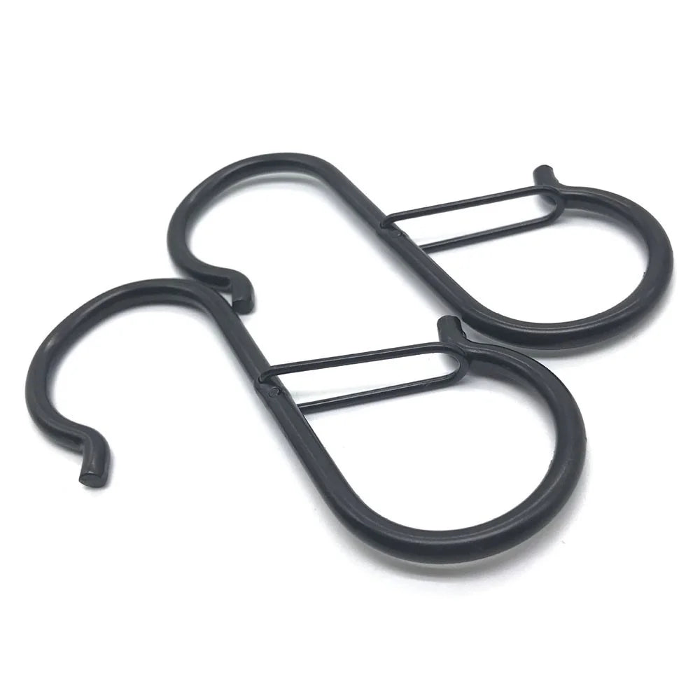 5Pcs / Set Iron Spring S-Shaped Hook Bags Clothes Hanger Hanging Hook for Pots, Pans, Plants - 3