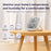 SONOFF SNZB-02D ZigBee 3.0 Sensor LCD Screen Smart Temperature Humidity Sensor Works for Alexa Google Home - 2