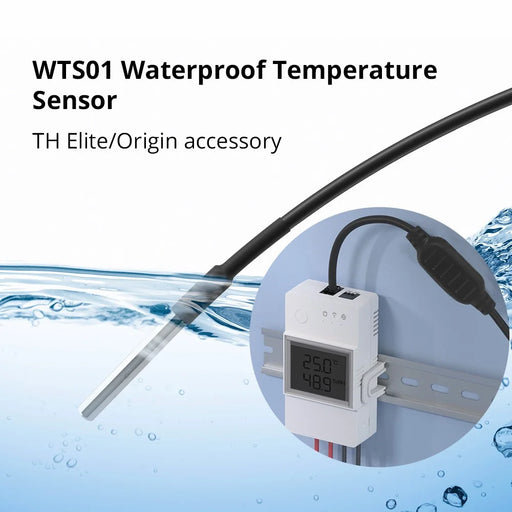 SONOFF WTS01 Waterproof Temperature Sensor Stainless Steel Probe Temperature Sensor - 2