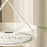 40CM Round Single-Layer Net Pocket Drying Basket Mesh Sweater Hanging Drying Rack (80g High Density Mesh Cloth) - 4
