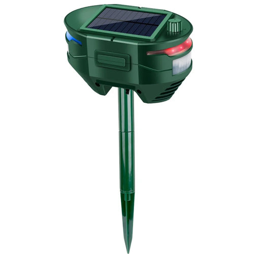 Outdoor ABS Solar Ultrasonic Animal Repeller Infrared Sensor Garden Yard Farm Animal Repellent Device - 1