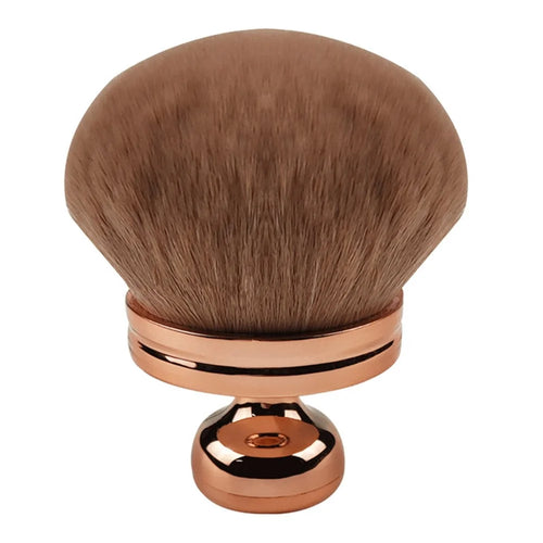 Multifunctional Pressed Powder Makeup Brush Electroplated Handle Cosmetic Brush - 1