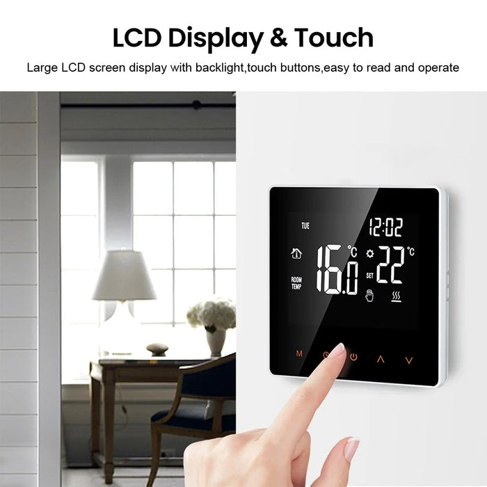 WT81 Smart WiFi Thermostat Tuya 3A Temperature Controller Support Google Home, Alexa - Water Floor Heating - 5