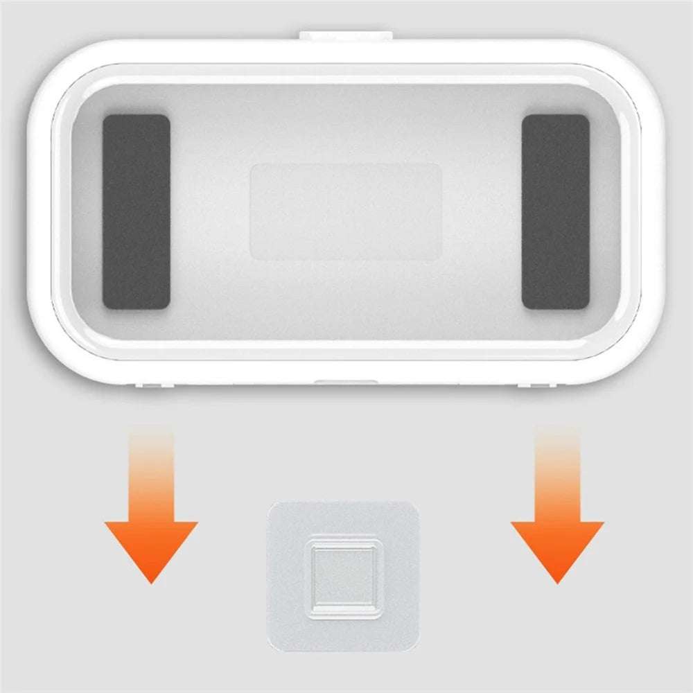 Touch Screen Mobile Phone Holder Bathroom Waterproof Rotatable Wall Phone Case - Green - 4