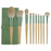 10Pcs / Set Makeup Brushes Synthetic Bristle Brushes with Storage Bag for Eyeshadow Concealer - 1