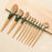 10Pcs / Set Makeup Brushes Synthetic Bristle Brushes with Storage Bag for Eyeshadow Concealer - 3
