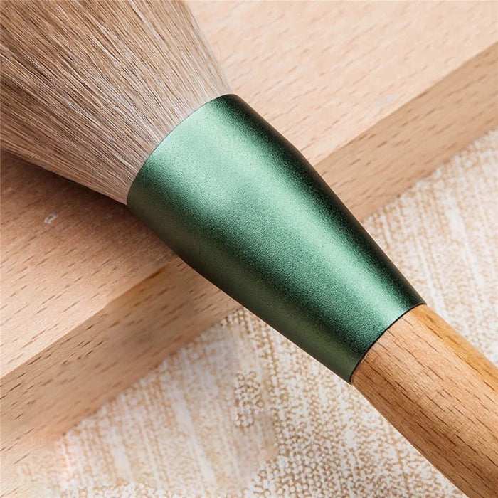 10Pcs / Set Makeup Brushes Synthetic Bristle Brushes with Storage Bag for Eyeshadow Concealer - 6