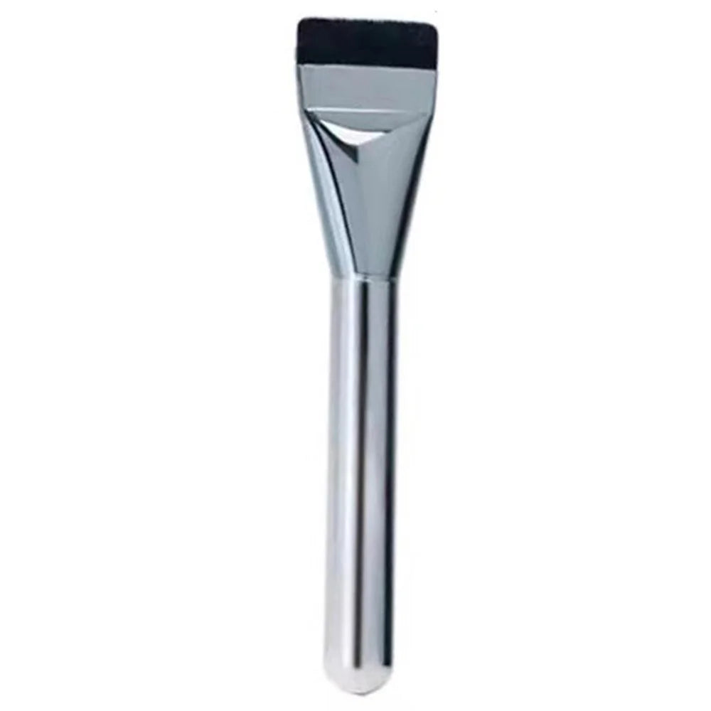 Copper Handle Soft Fiber Concealer Brush Flat Top Under Eye Concealer Brush Makeup Tool for Foundation Blending - 1