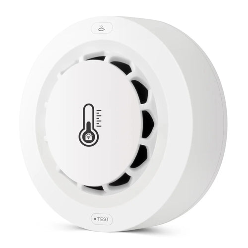 228WT-W 2-in-1 WiFi Smoke Detector with Temperature & Humidity Sensor Support Sound Alarm / Voice Control - 1