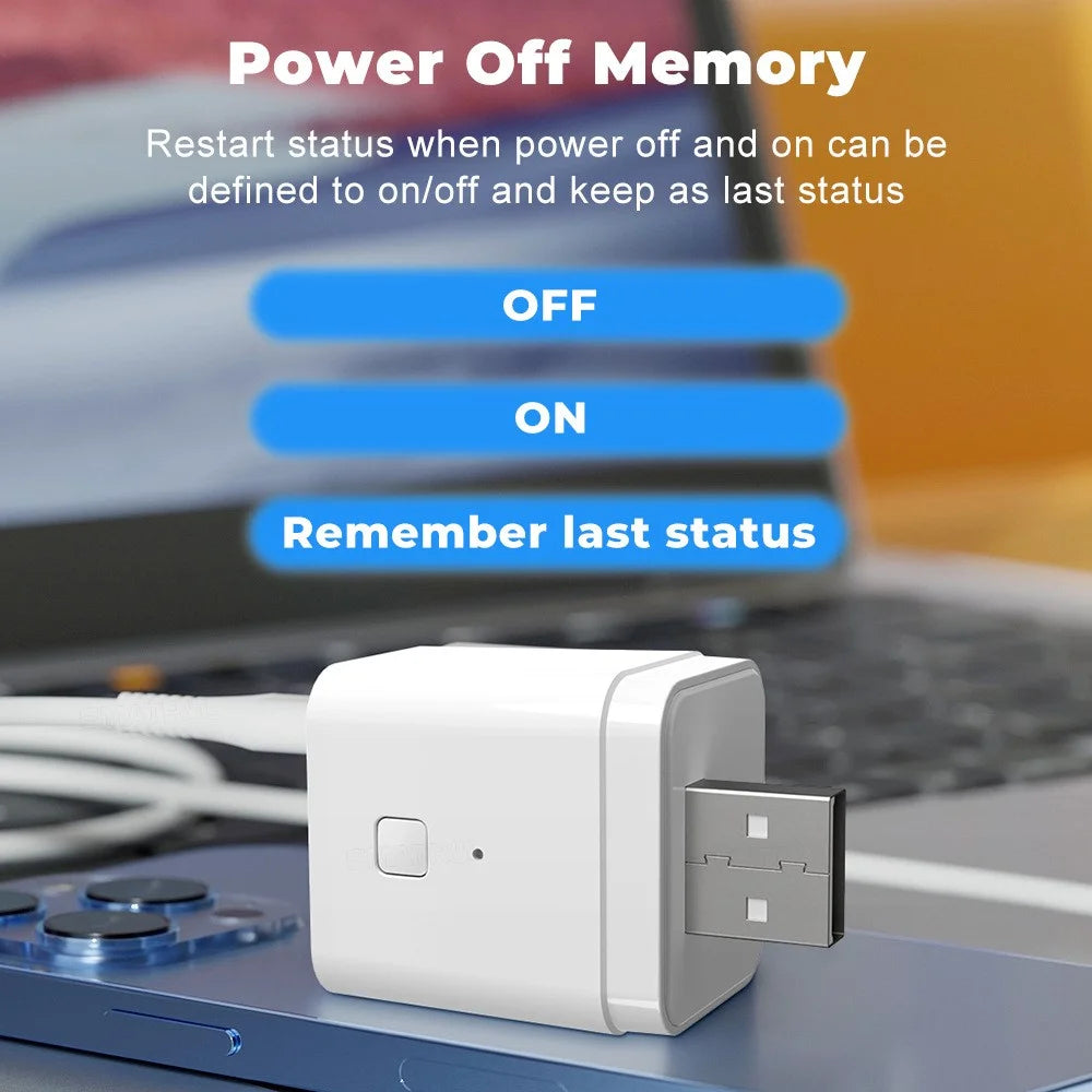 CZ068-W Tuya Smart USB Adapter Portable WiFi / Bluetooth-compatible Dual Mode Smart Adapter Support APP Control - 7