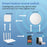 SYT004 Tuya Smart Home Zigbee Wireless Switch Battery-Powered Mini Scene Button - 4