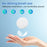 SYT004 Tuya Smart Home Zigbee Wireless Switch Battery-Powered Mini Scene Button - 6