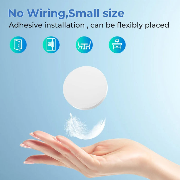 SYT004 Tuya Smart Home Zigbee Wireless Switch Battery-Powered Mini Scene Button - 6