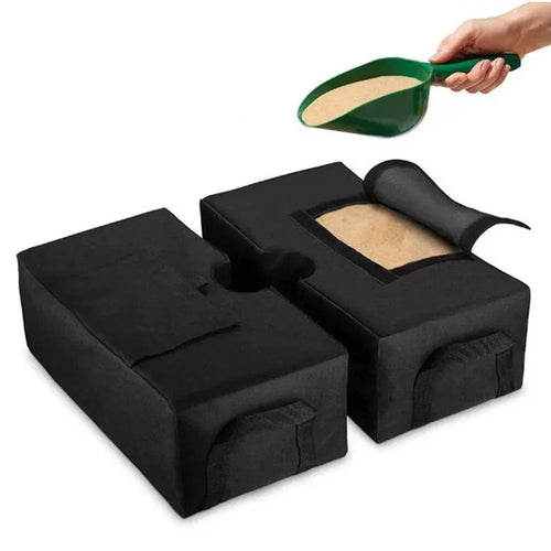 KG0113 Parasol Base Weight Bag Oxford Cloth Square Sand Bag for Outdoor Garden Umbrella Base - 1