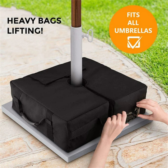 KG0045 900D Oxford Cloth Square Detachable Patio Umbrella Base Weight Bag - 2